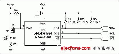 ͼ2. LED򵥷ʽ