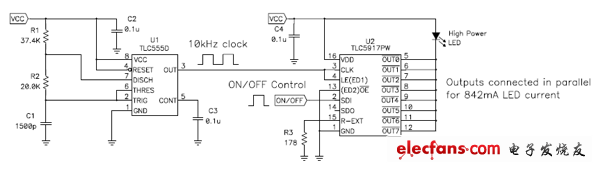 TLC555ʱLED΢