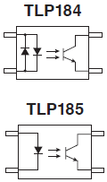 ǿԵᱡͨþڲ·ͼ: TLP184,  TLP185.